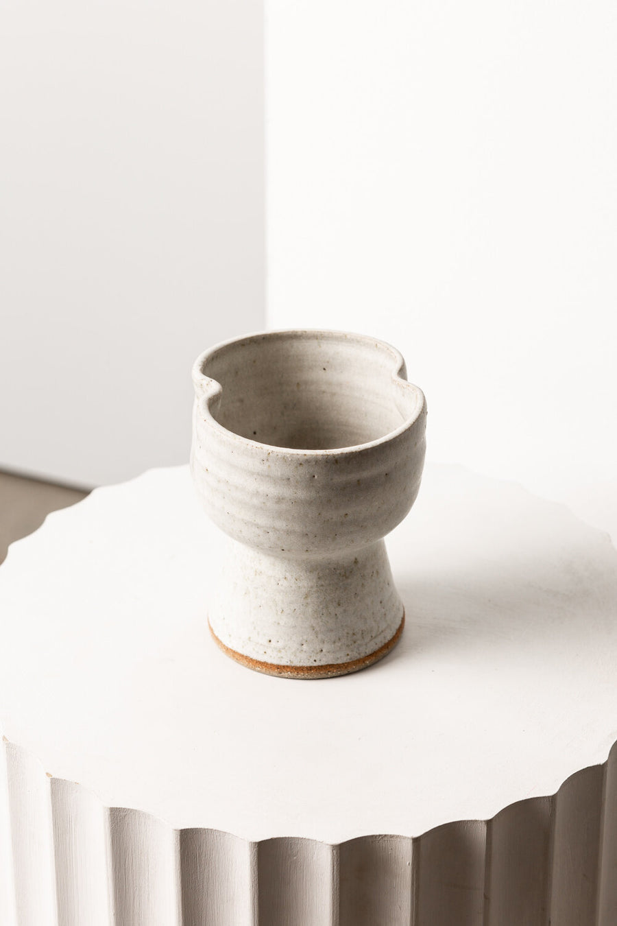 Chalice Vase in White Matte - Made to Order
