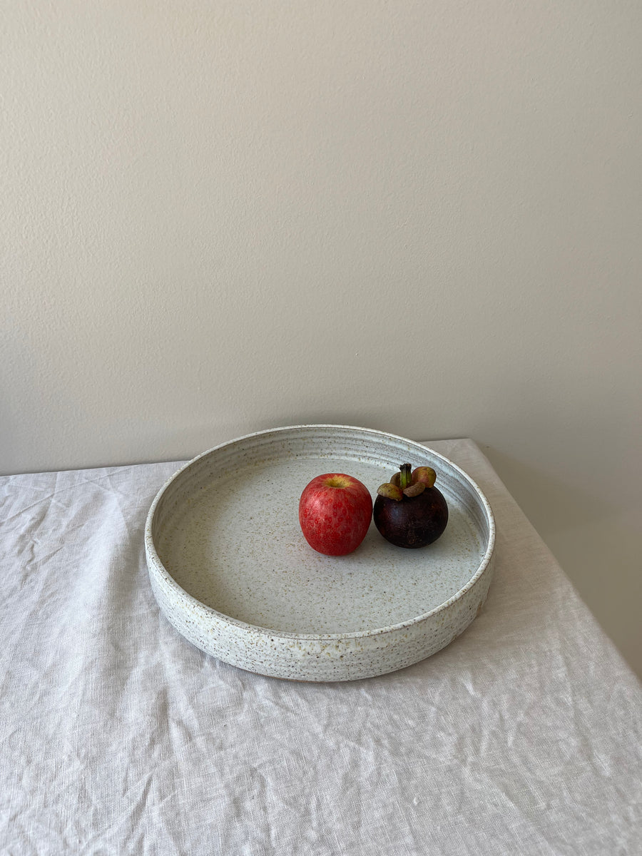 XL Platter in White Matte - Made To Order
