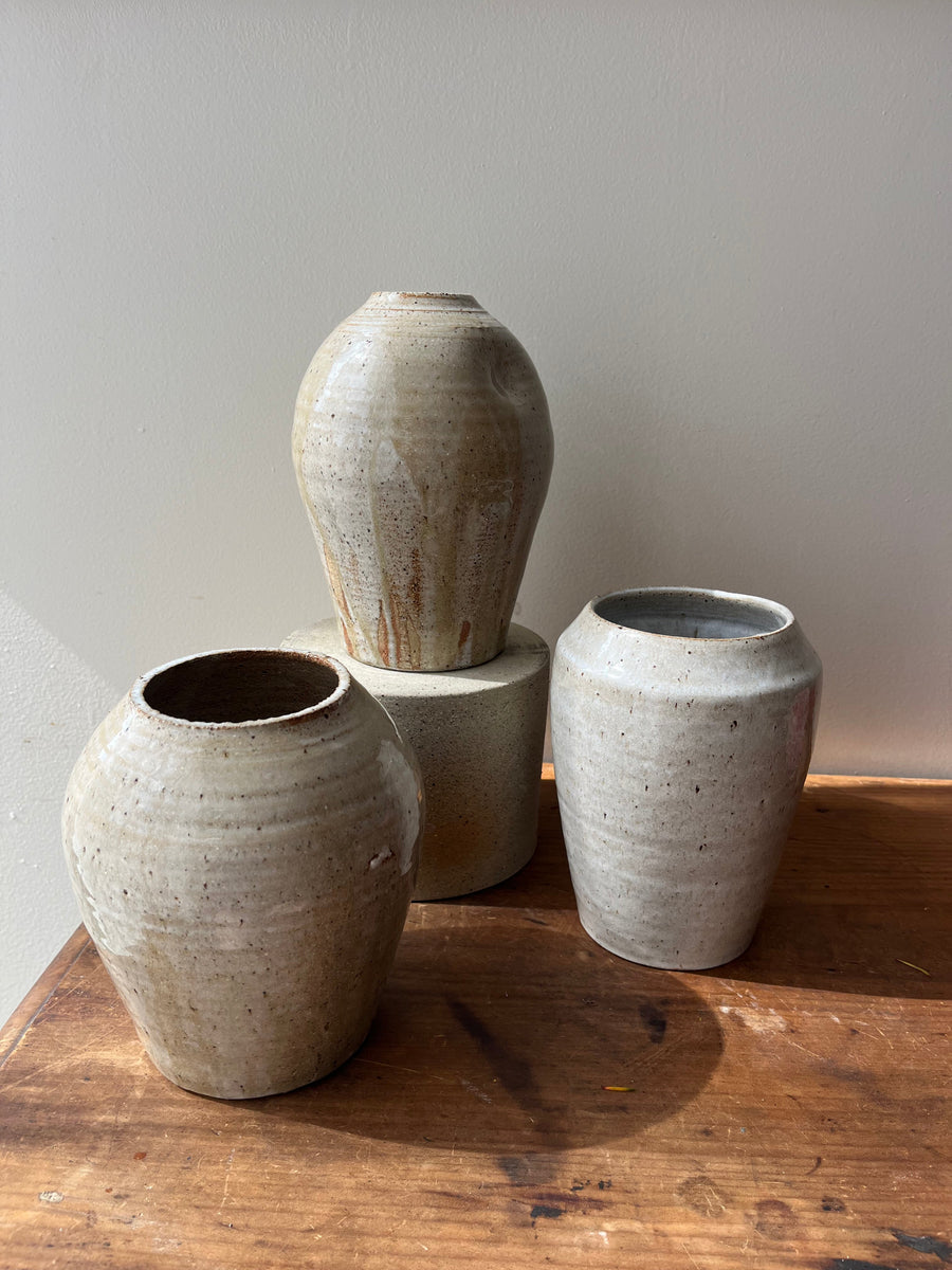 Limited Release Vase in Light Shino