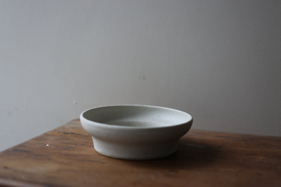 Small Flared Ikebana Vase or serving bowl