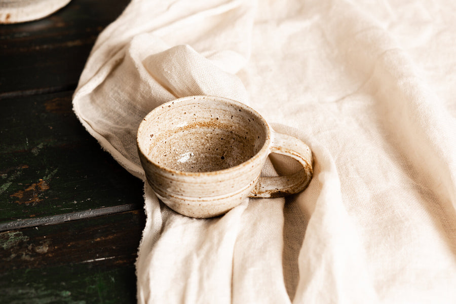 Kaiyo Mug Set in Warm oatmeal glaze - Made to Order