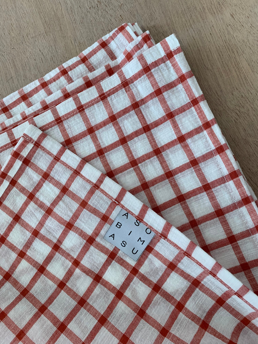 Tablecloth in Red Check
