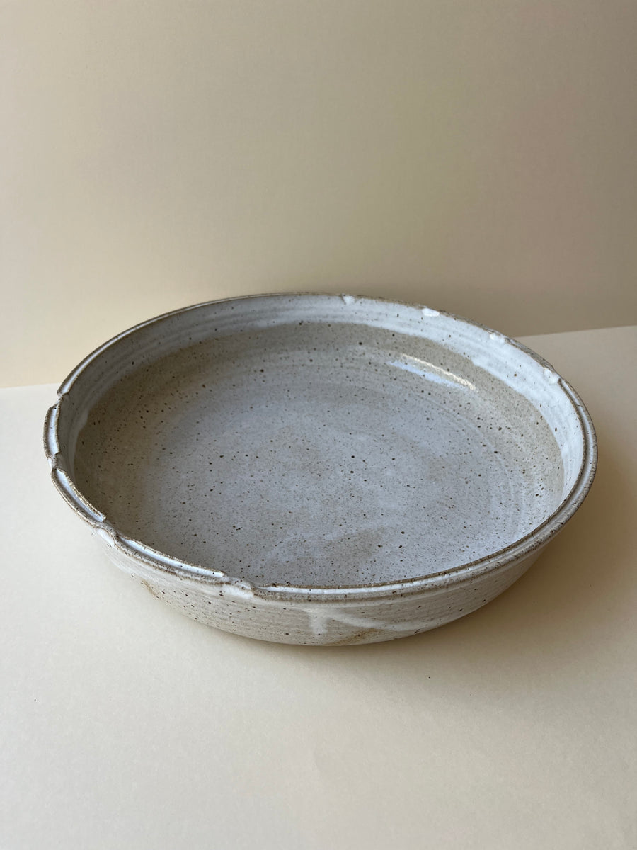Laced Servingware in Recycled Clay